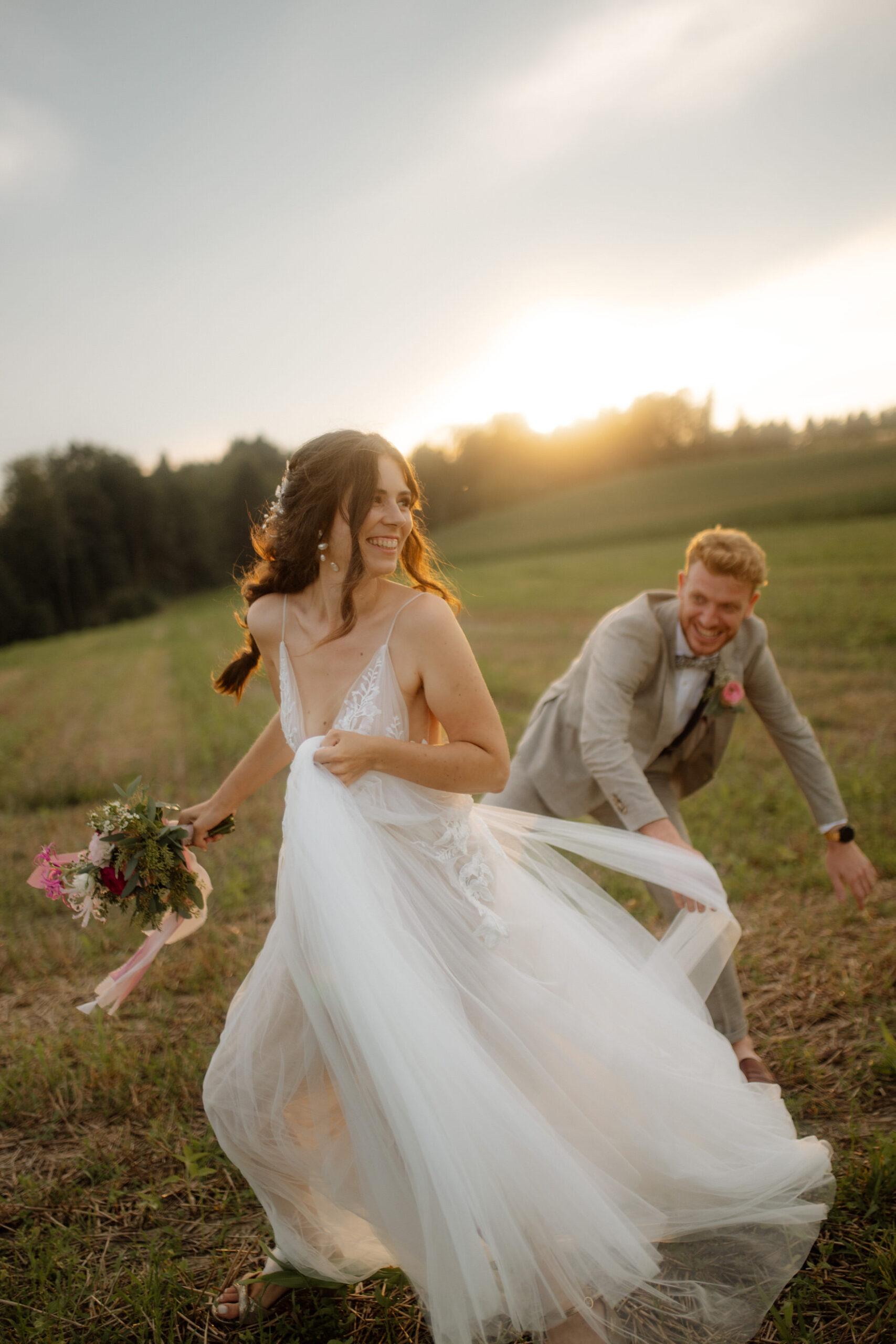 Leichtigkeit und Liebe: Nicole und Silvans Sommerhochzeit in Luzern